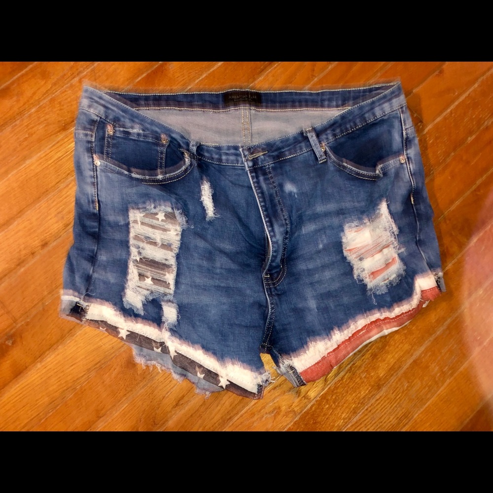 Patriotic jean short